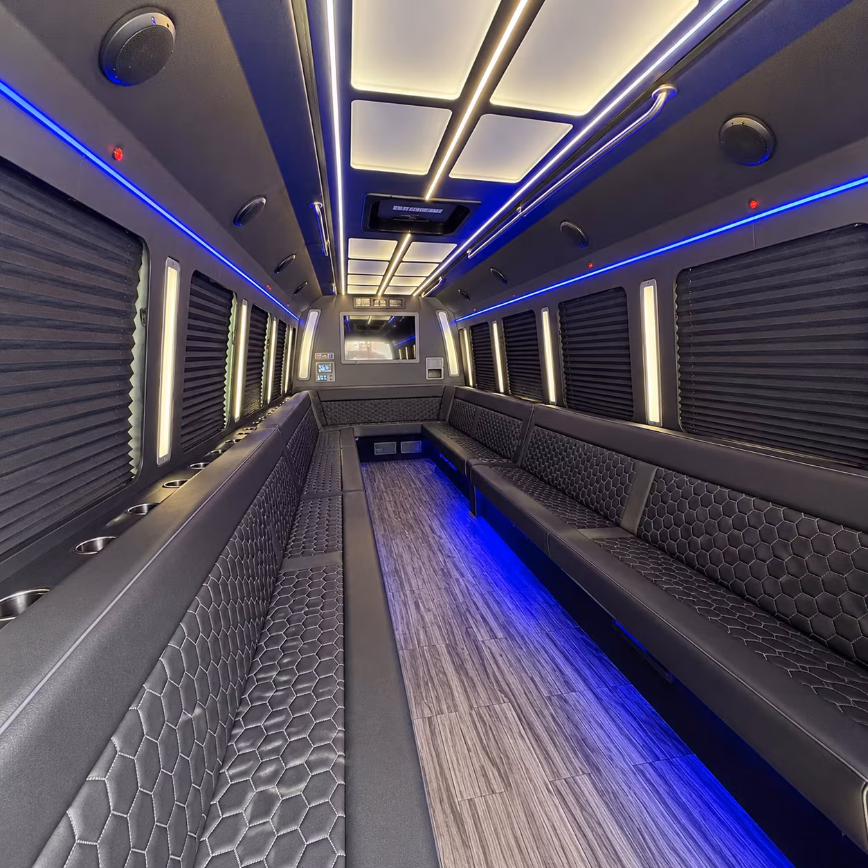 sarasota 30 passenger party bus interior